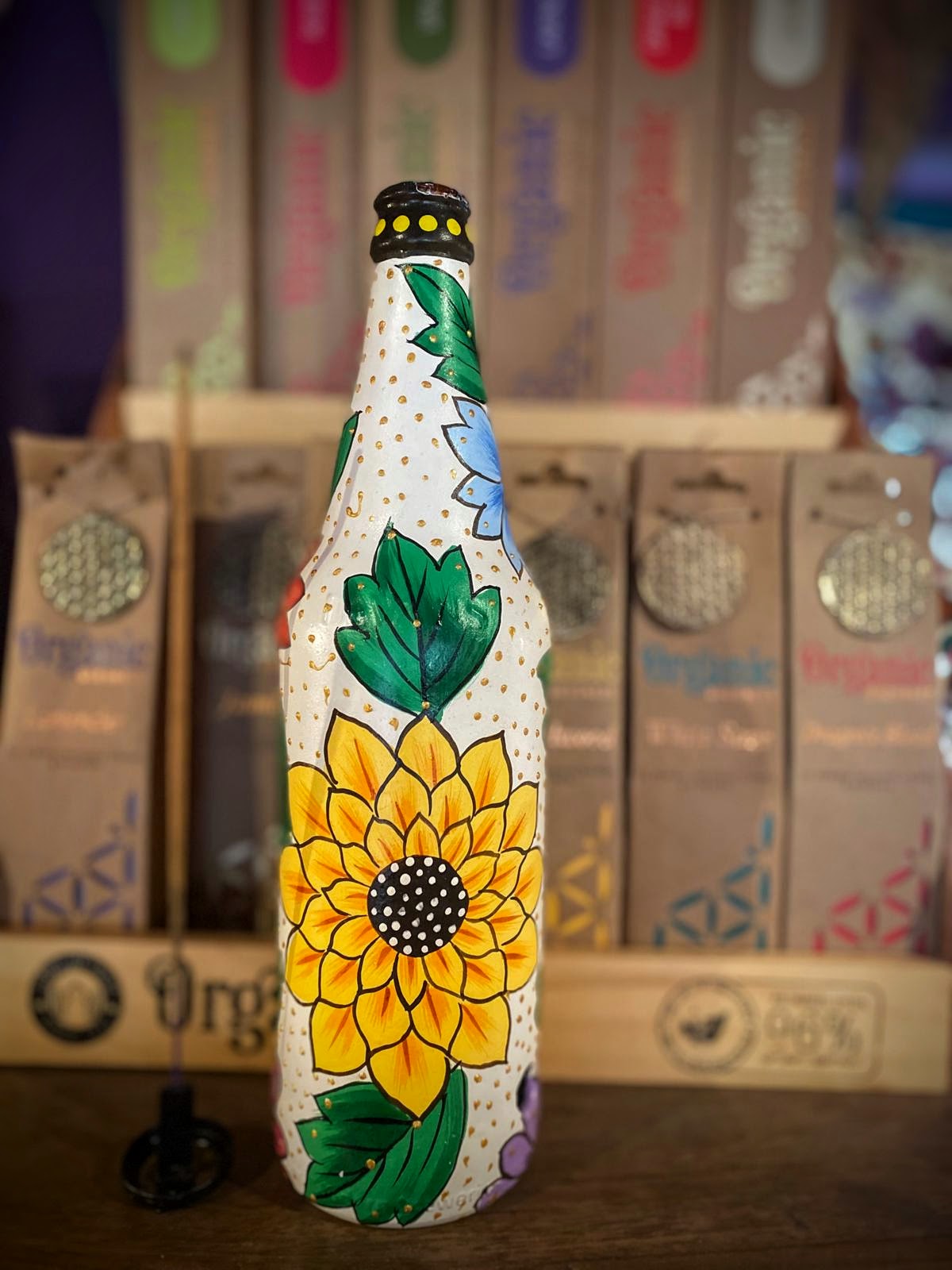 Incense burner bottle