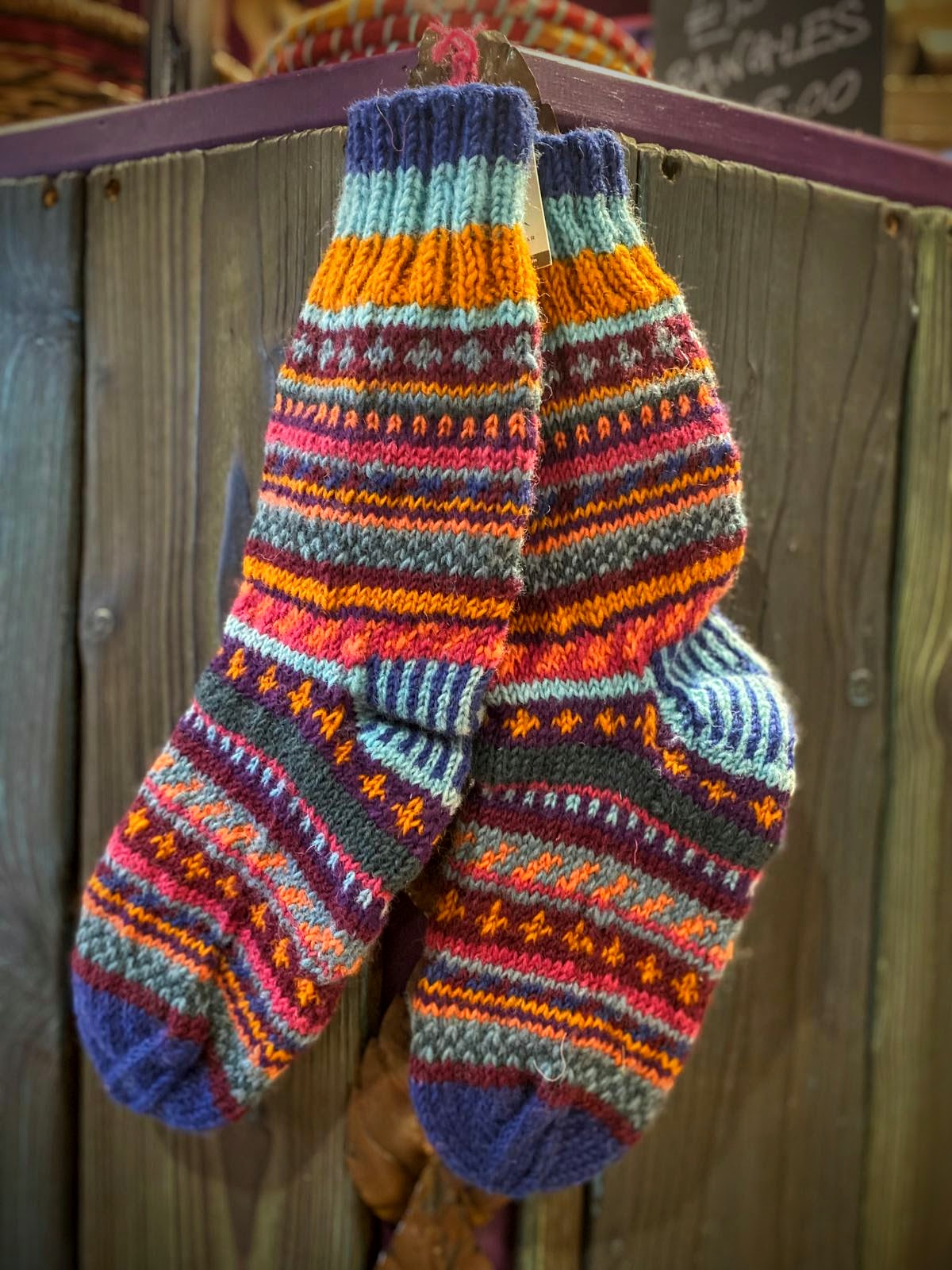 Pair Of Wool Socks - Blue