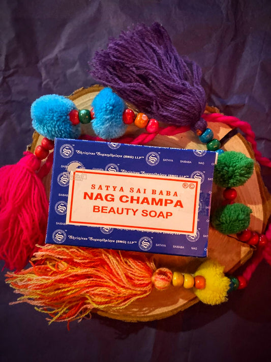 Satya Sai Baba Original Nag Champa Beauty Soap from Bangalore 75 grams