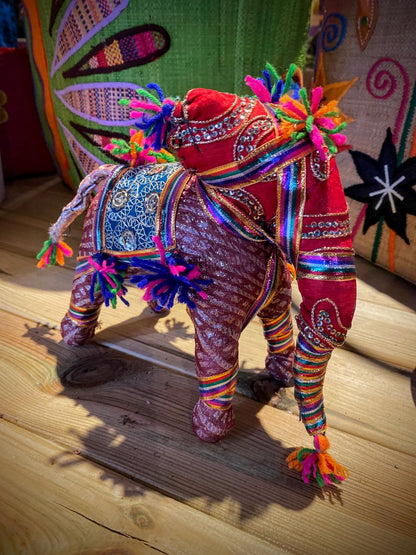 Indian Sari Animals - Elephant