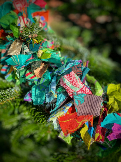 Recycled Sari Eco Tinsel/Garland