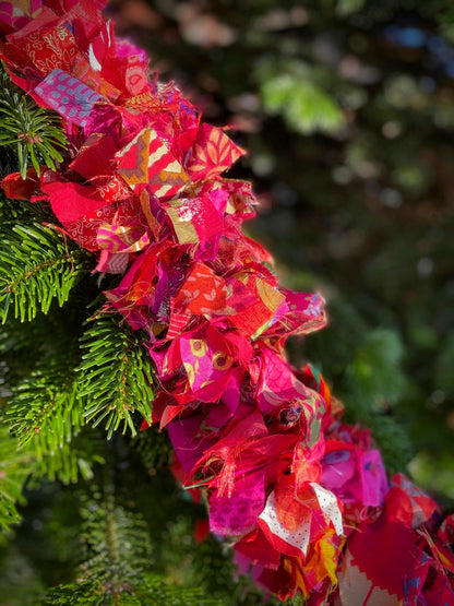 Recycled Sari Eco Tinsel/Garland