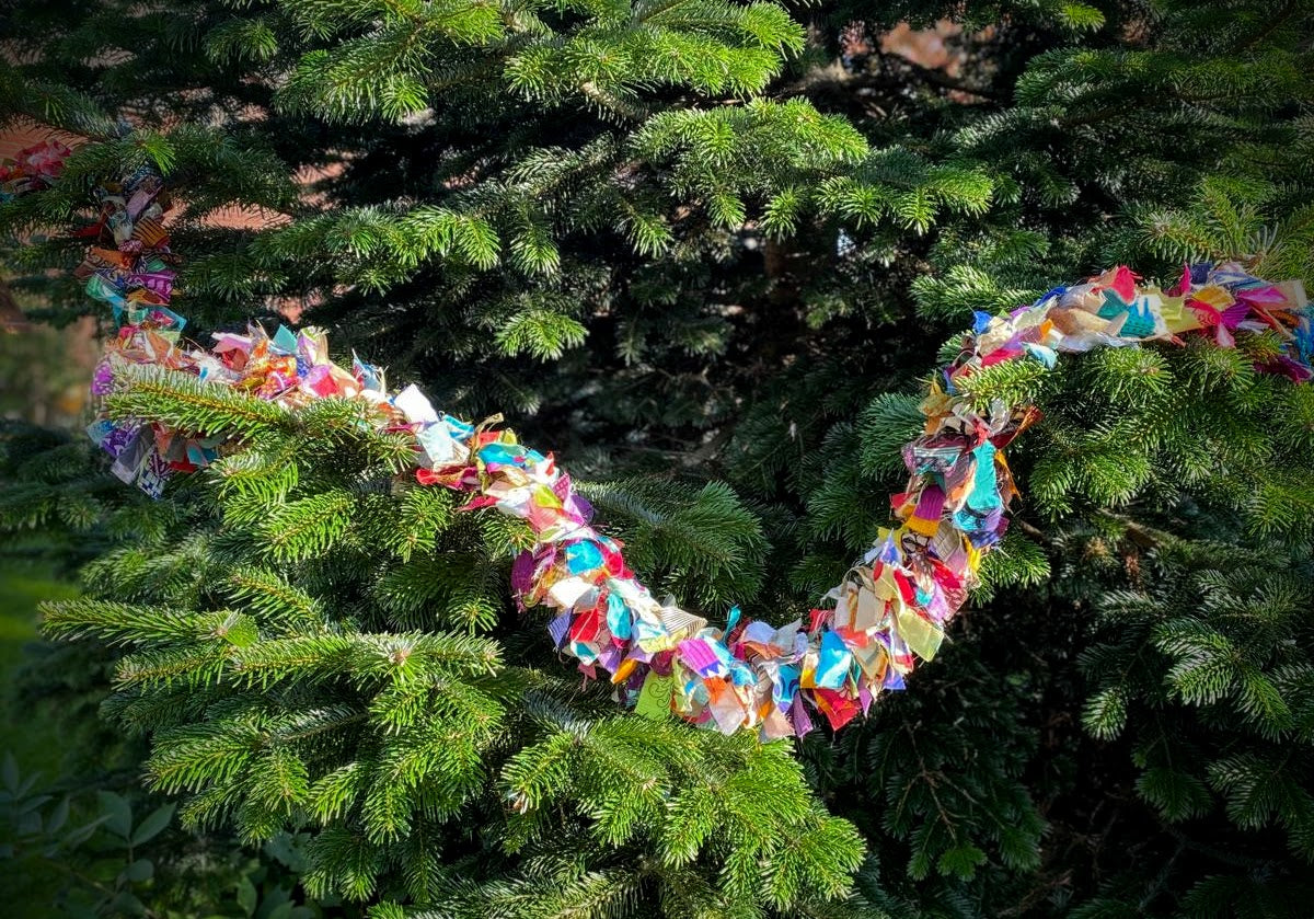 Recycled Sari Eco Tinsel/Garland