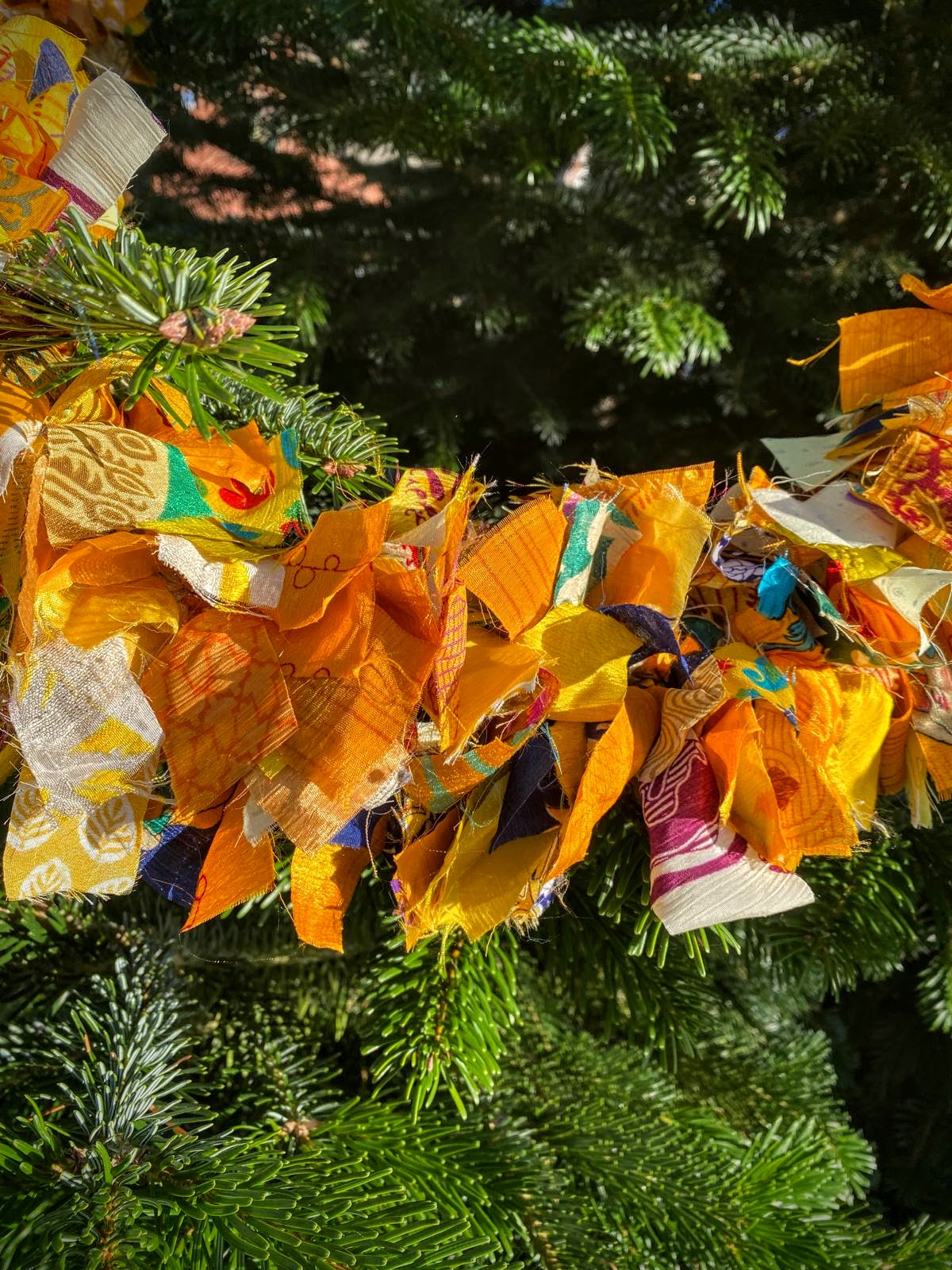 Recycled Sari Eco Tinsel/Garland