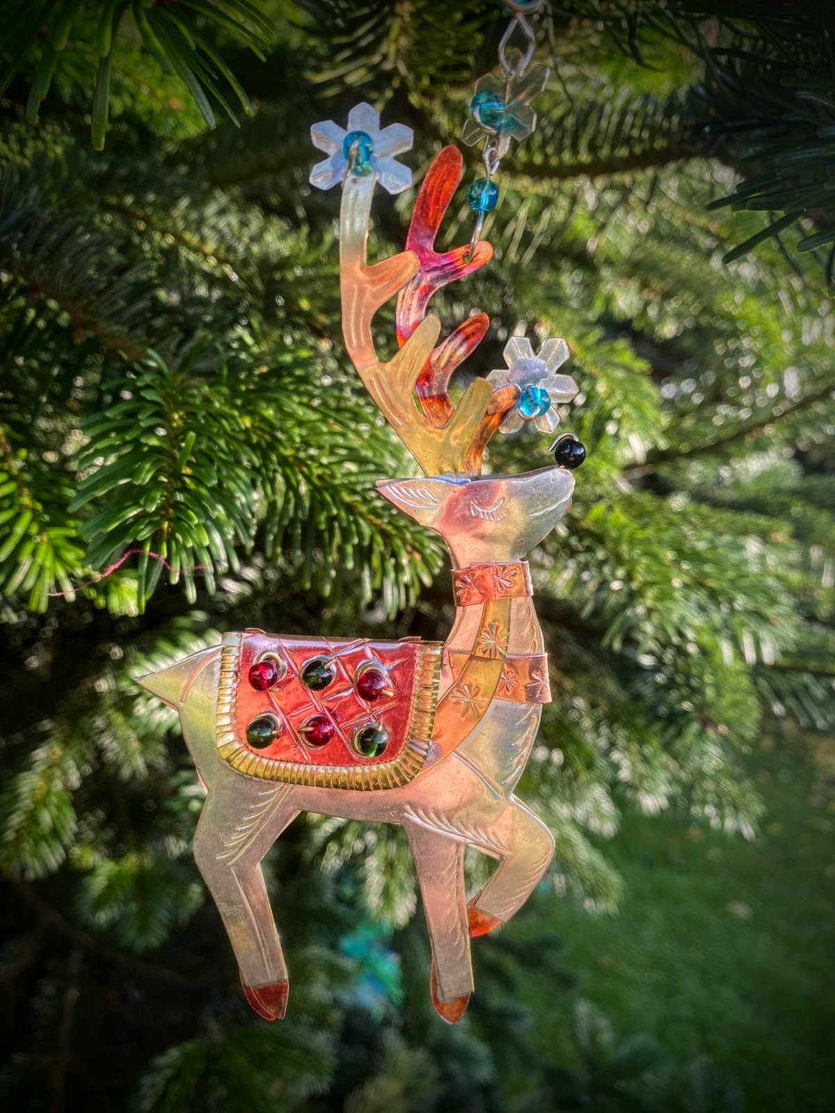 Blitzen Reindeer Ornament