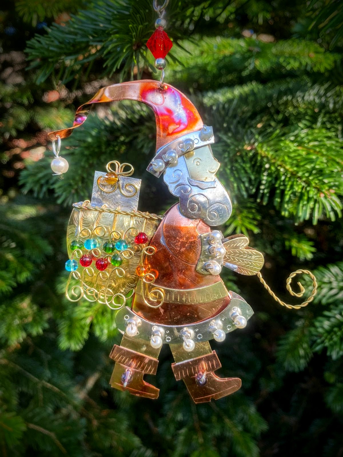 Santa Coming To Town Ornament