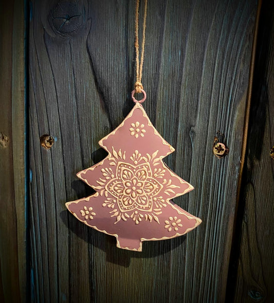 Hand Painted Tree Hanging Decoration