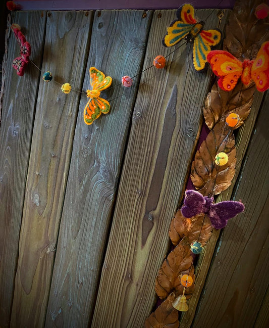 Felt Butterfly String