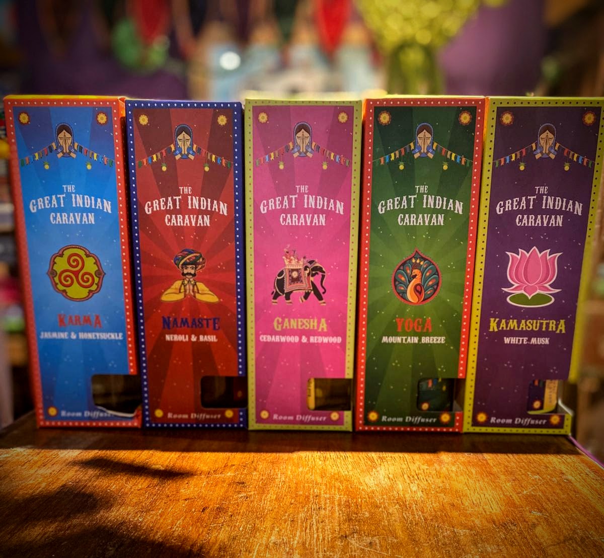 Great Indian Caravan reed diffusers