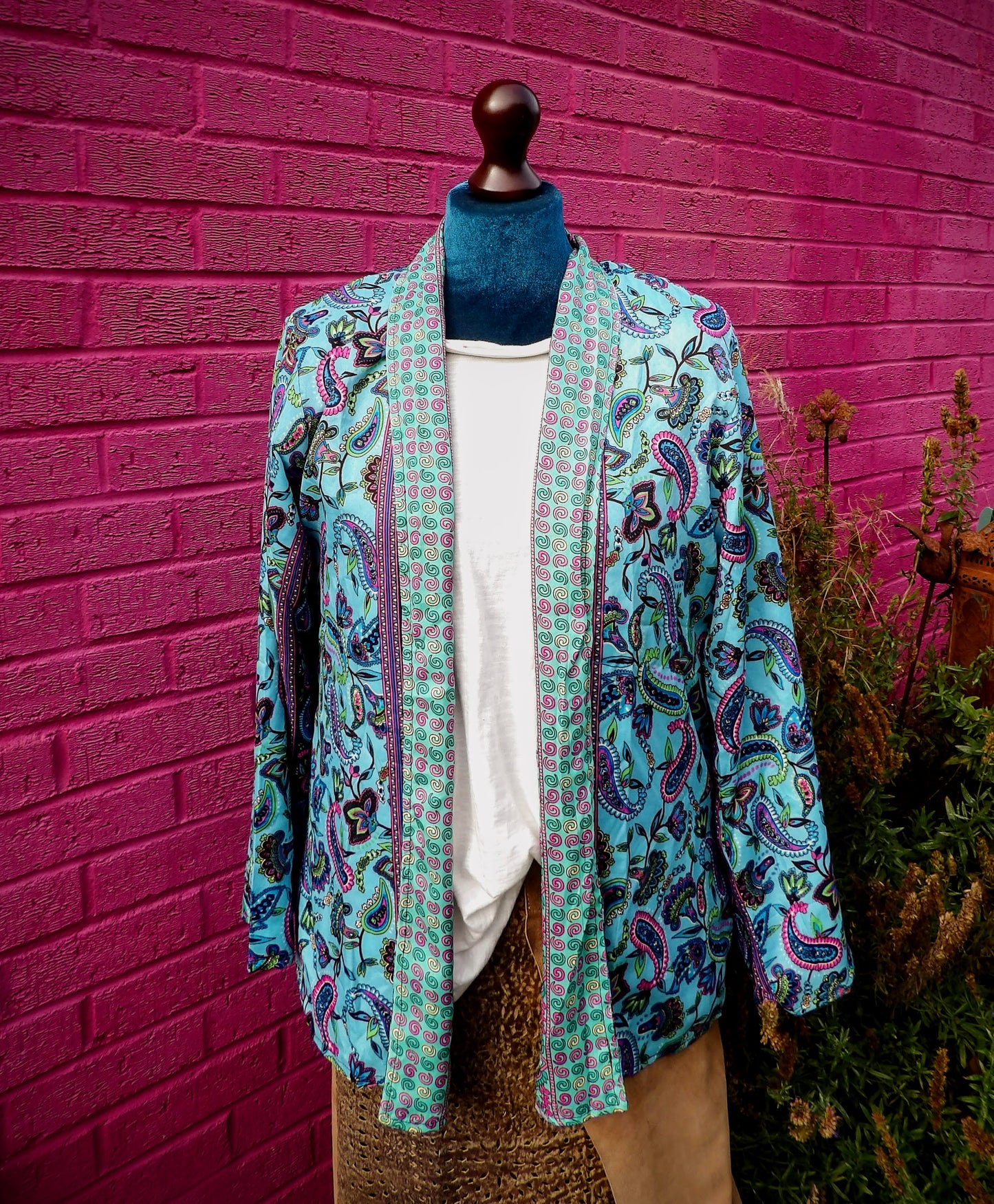 Sari Lightweight Jacket- Turquoise