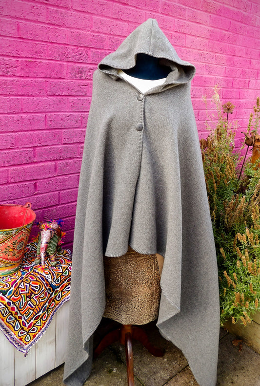 Greystone Hooded Cape