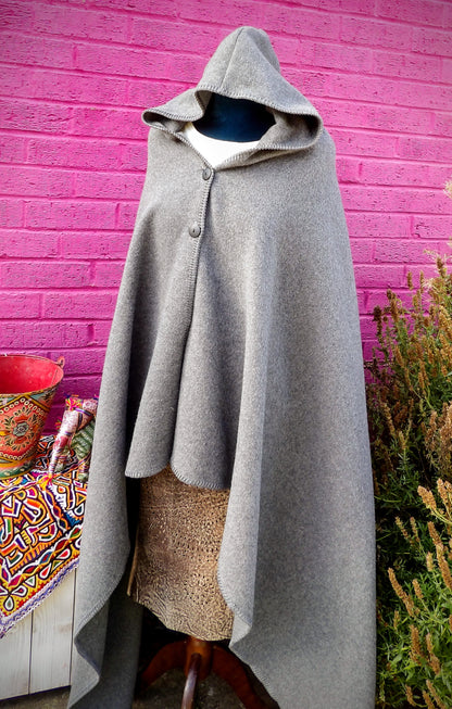 Greystone Hooded Cape