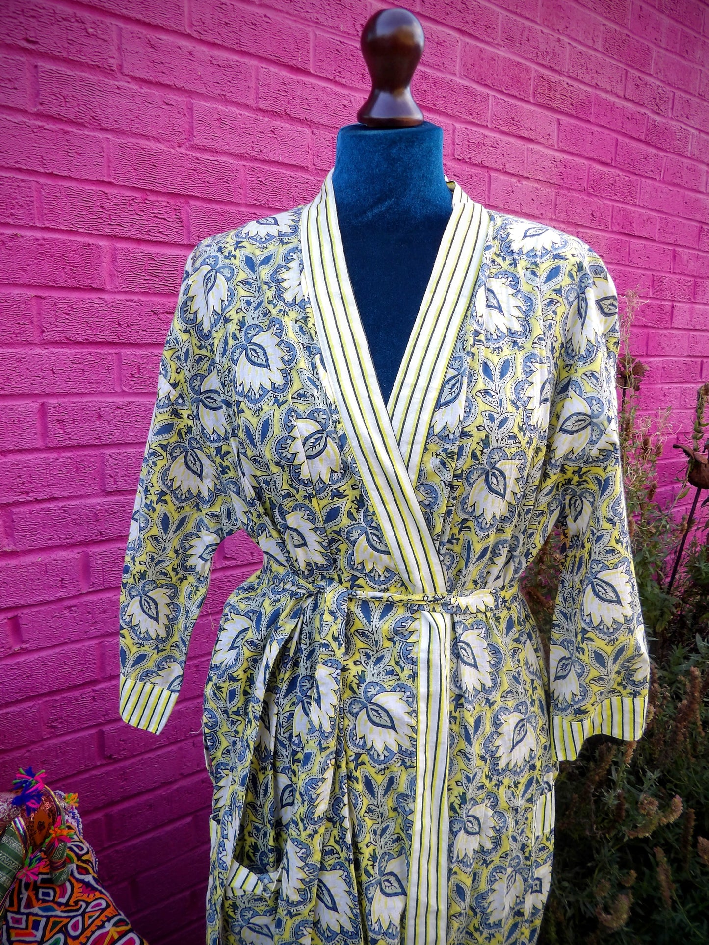 Indian Robes - Yellow & Blue