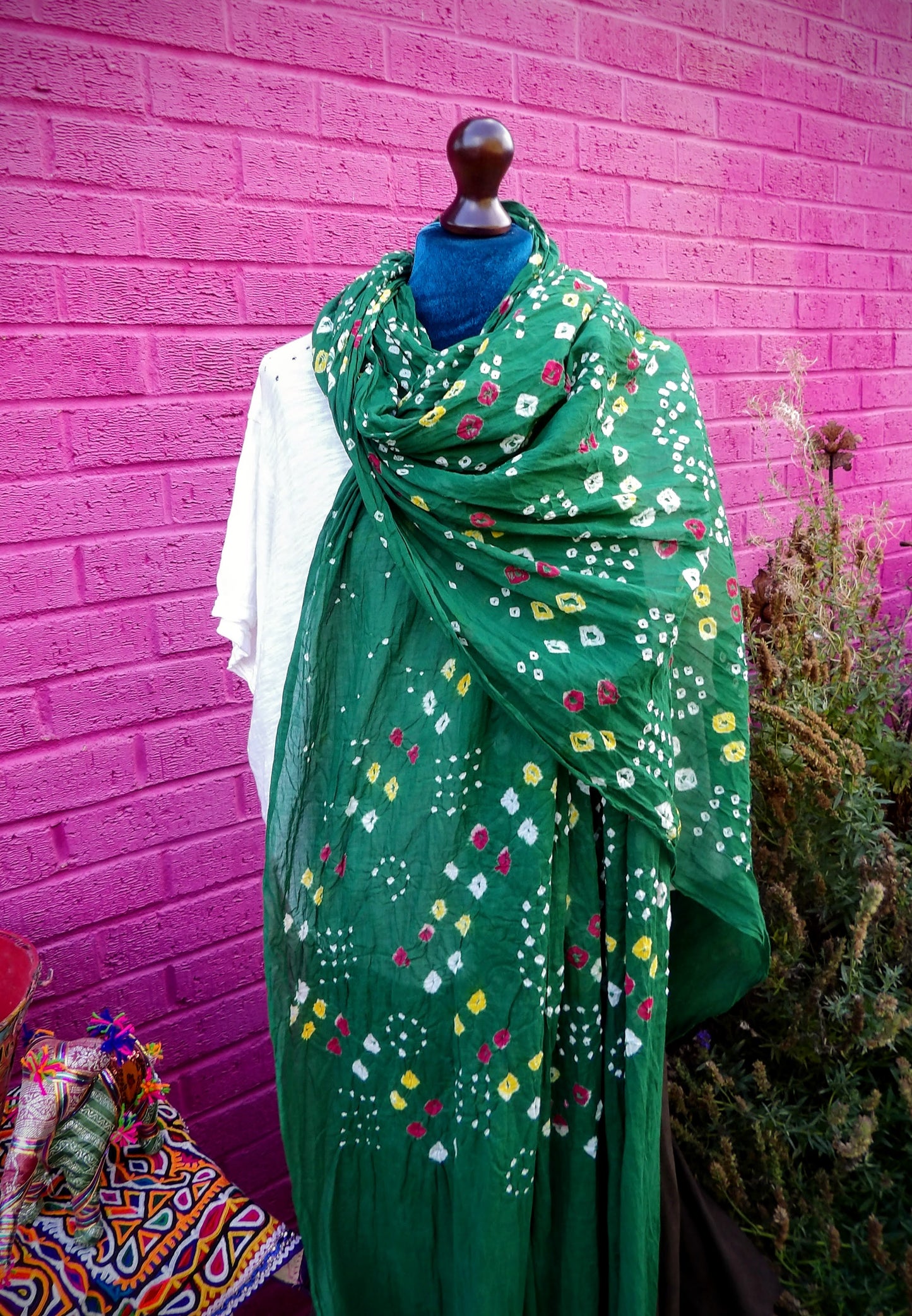 Large Colourful Cotton Scarves