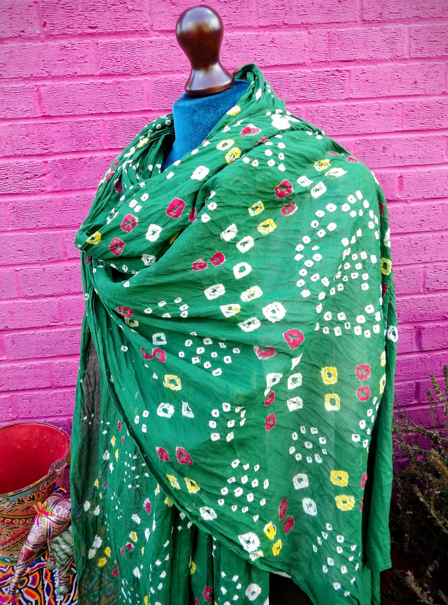 Large Colourful Cotton Scarves