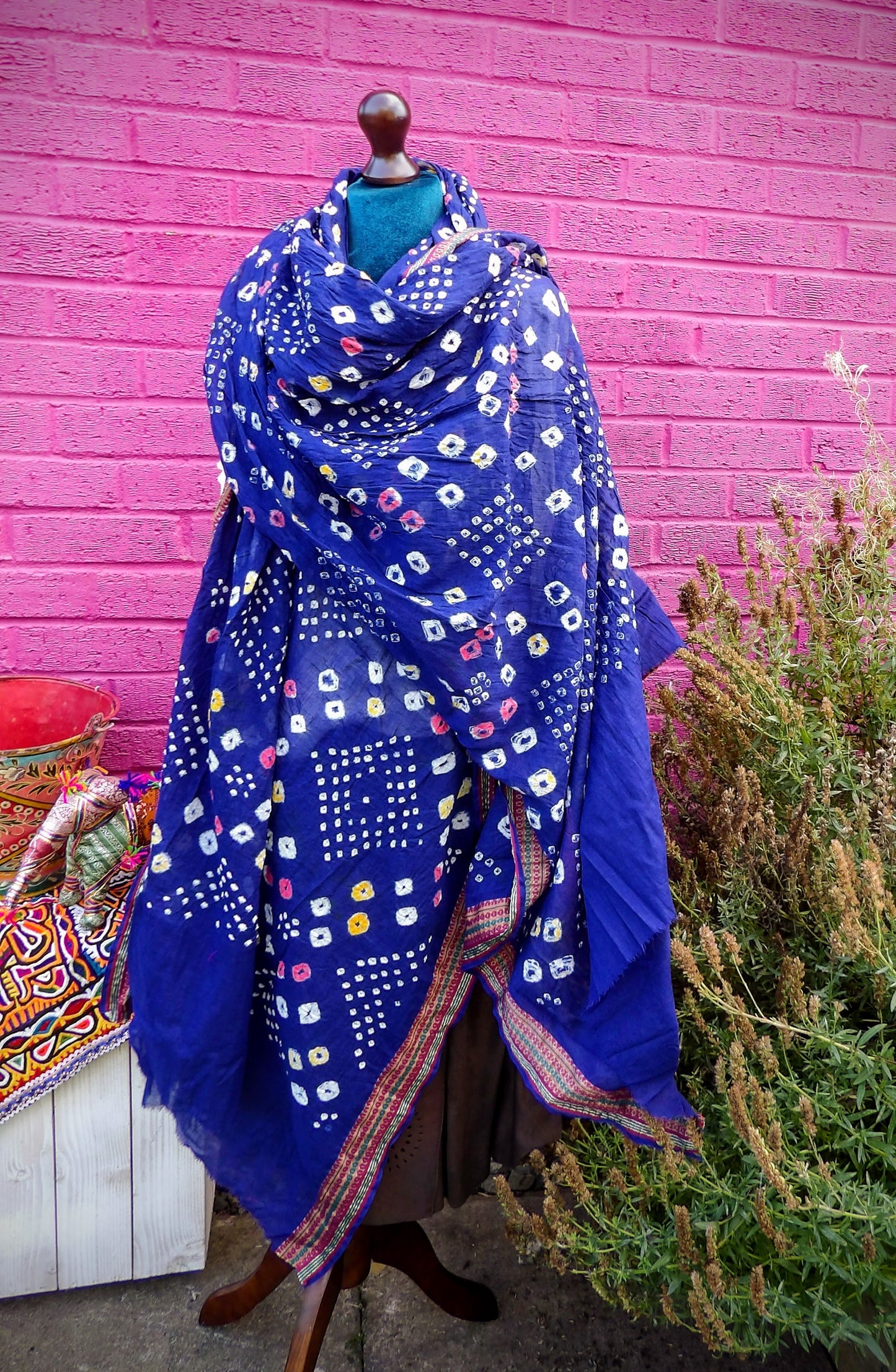 Large Colourful Cotton Scarves