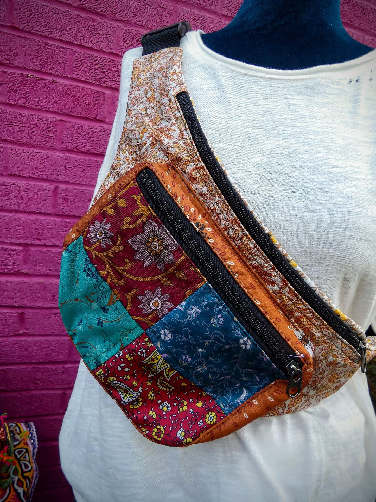 Recycled Sari Bum Bag