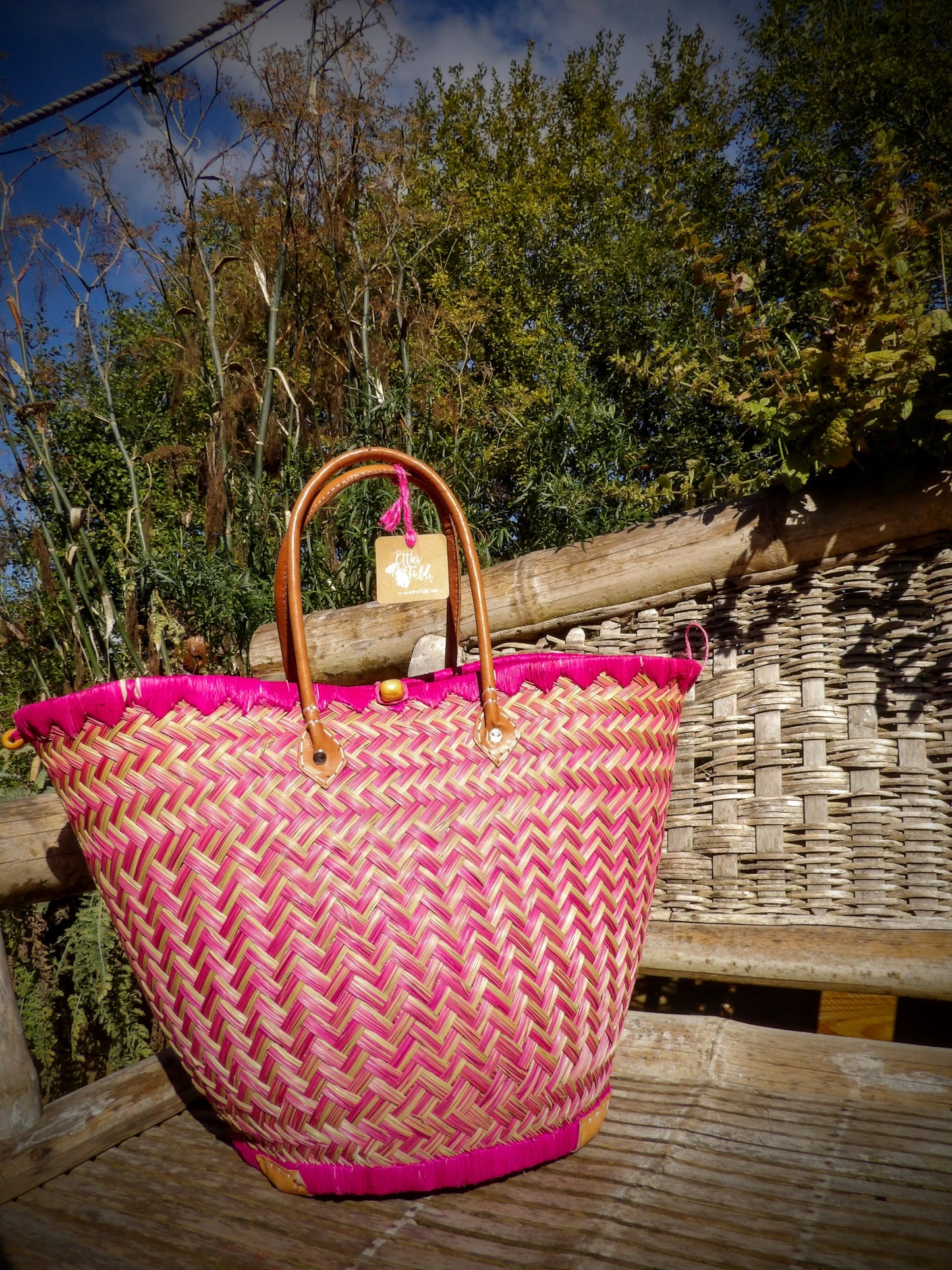 Round Basket - Pink