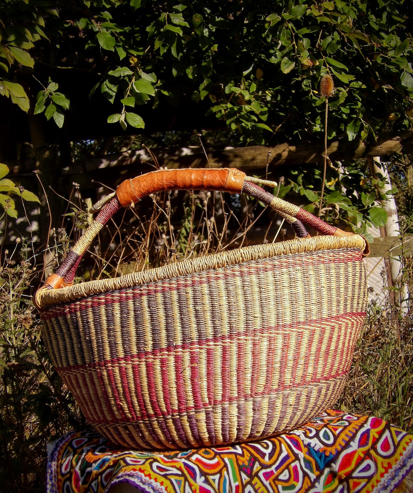 Large Bolga basket from Northern Ghana.01