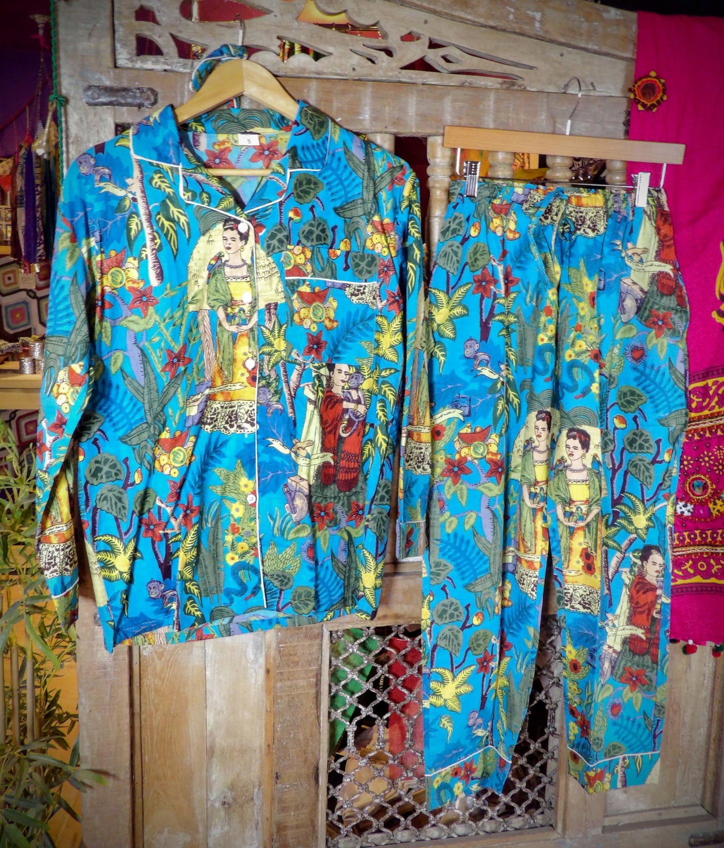 Indian Pjs - S Turquoise Freida