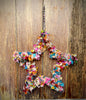 Recycled Sari Wreath - Star