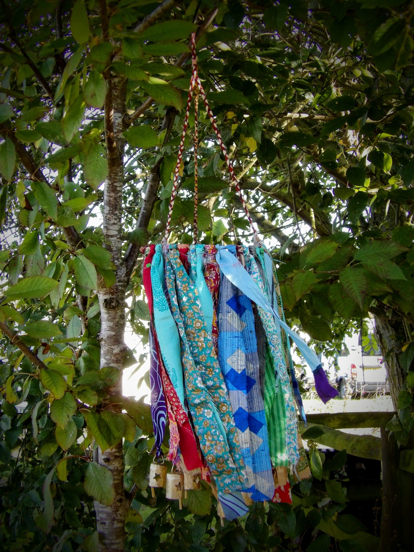 Recycled Sari Wind Chime