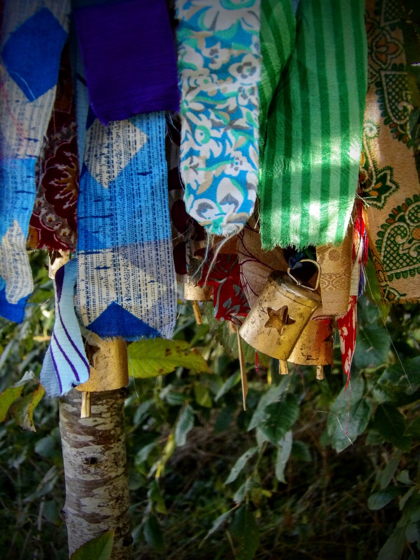 Recycled Sari Wind Chime