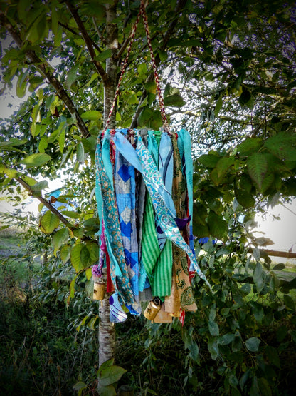 Recycled Sari Wind Chime