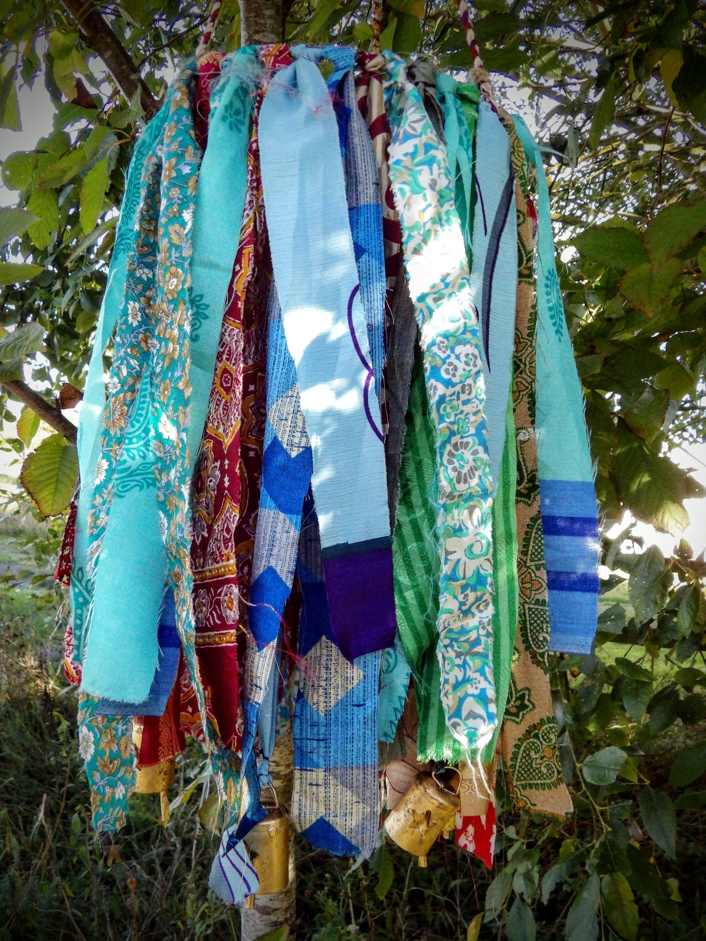 Recycled Sari Wind Chime