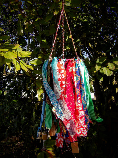 Recycled Sari Wind Chime