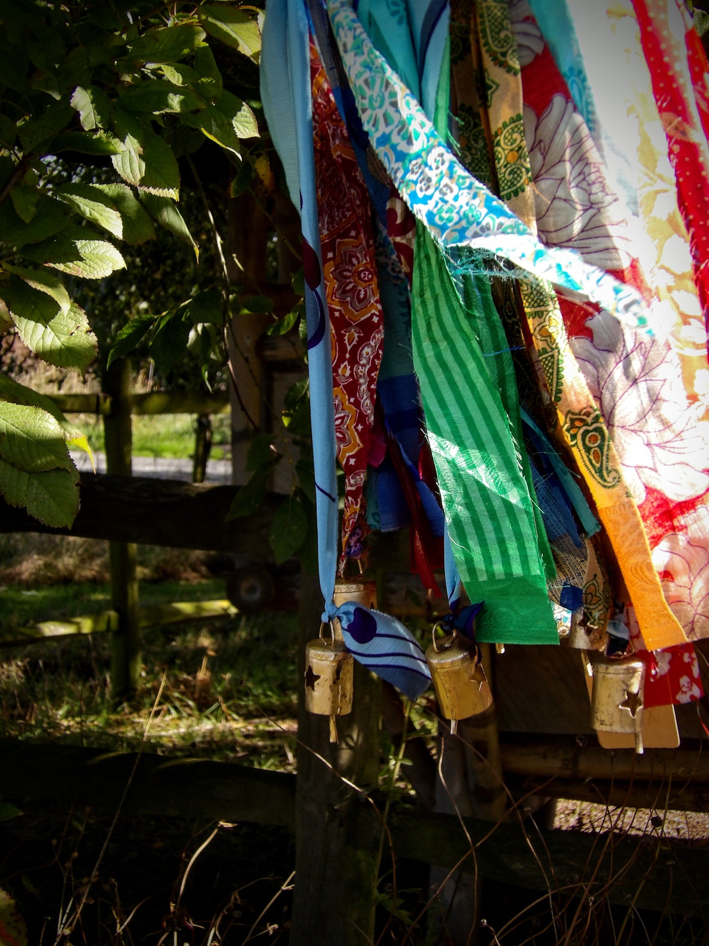 Recycled Sari Wind Chime