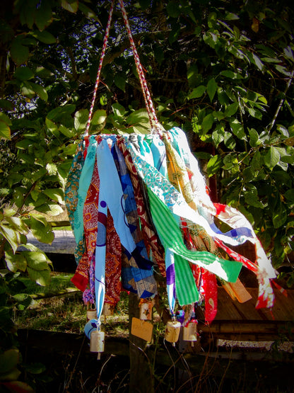 Recycled Sari Wind Chime