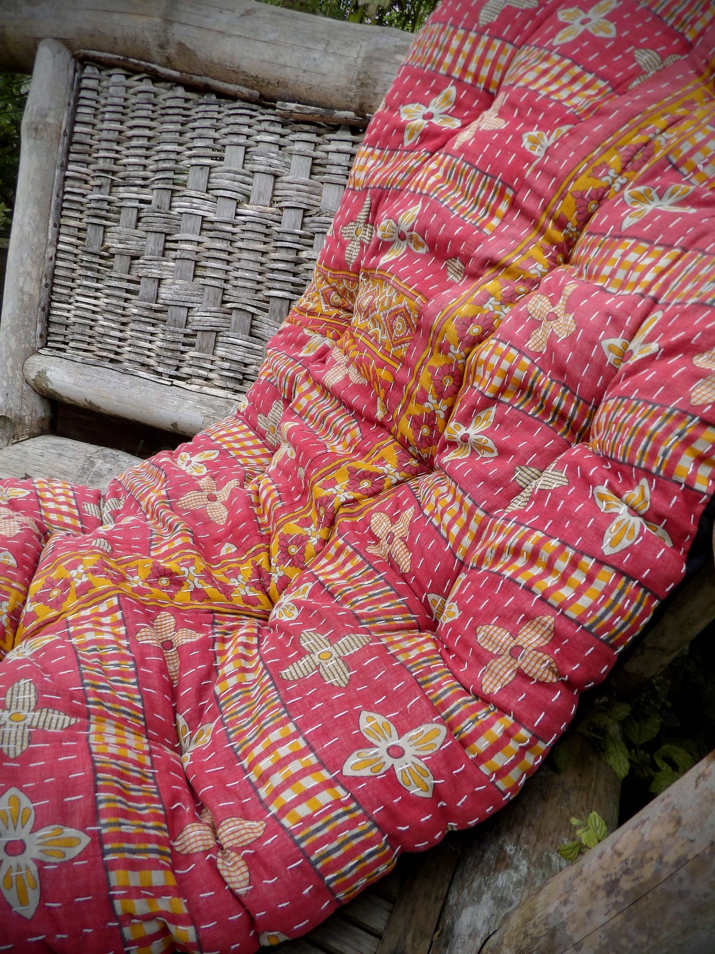 Kantha Mattress Small - Flower