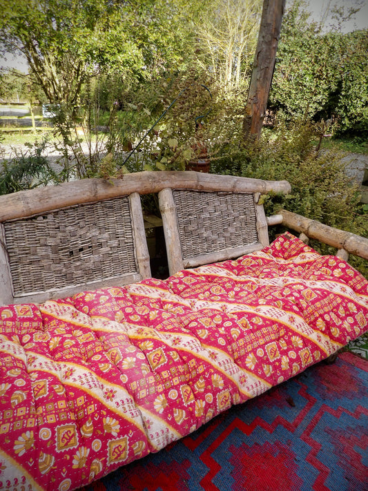 Kantha Mattress Large - Leaf