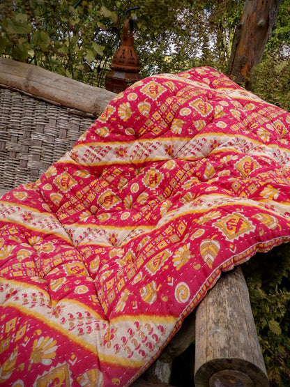 Kantha Mattress Large - Leaf