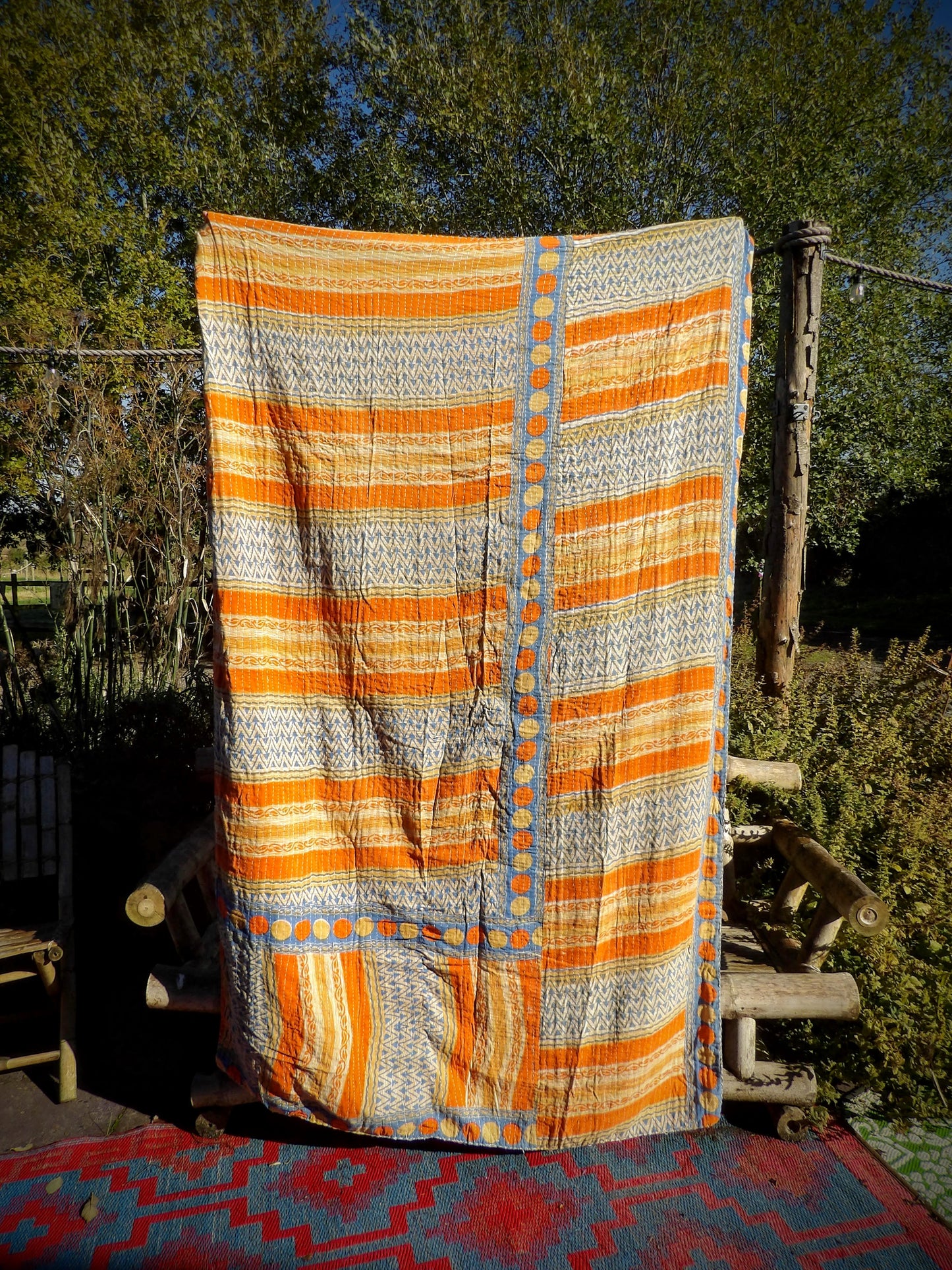 Kantha Throw 002