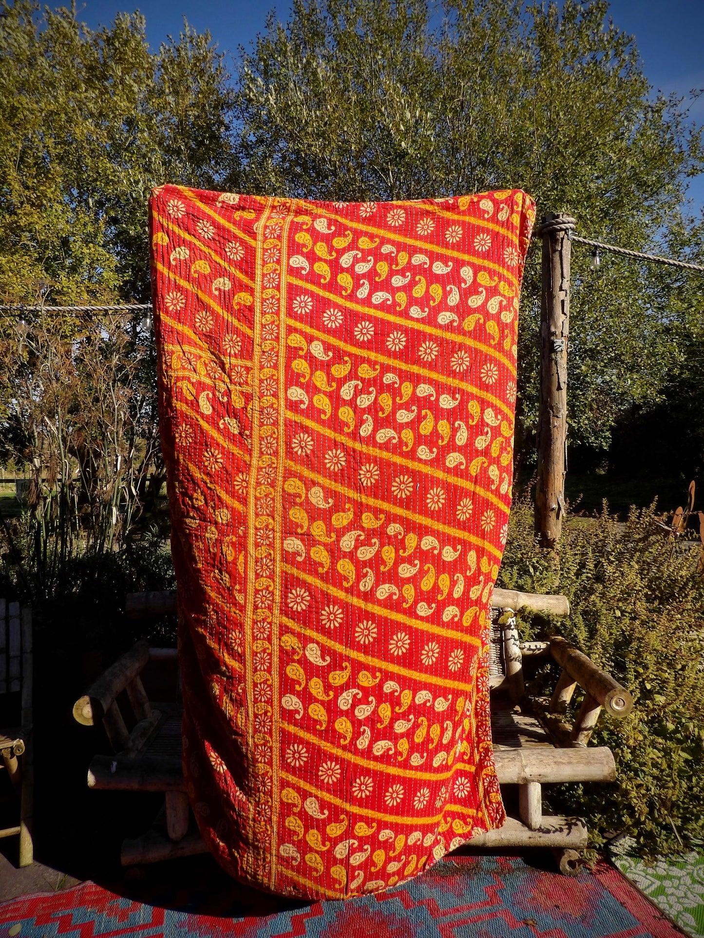 Kantha Throw 005