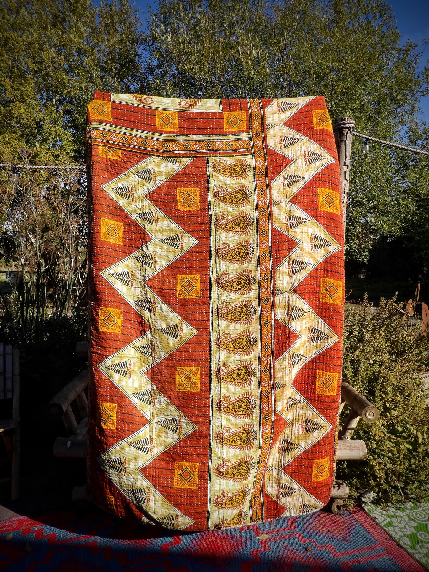 Kantha Throw 007