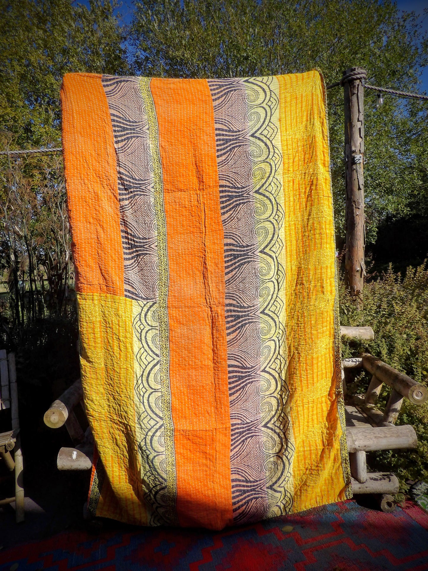 Kantha Throw 012