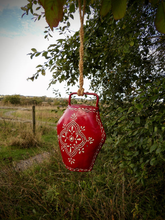 Henna Treasure Red Bell Wind Chime