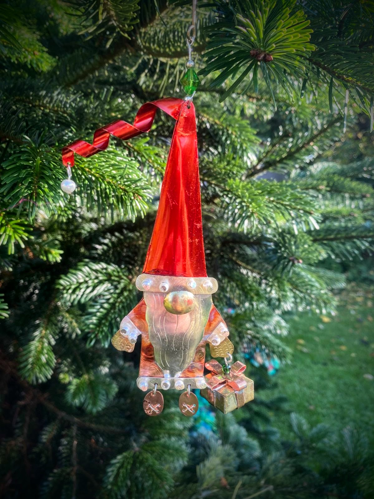 Santa Gnome Ornament